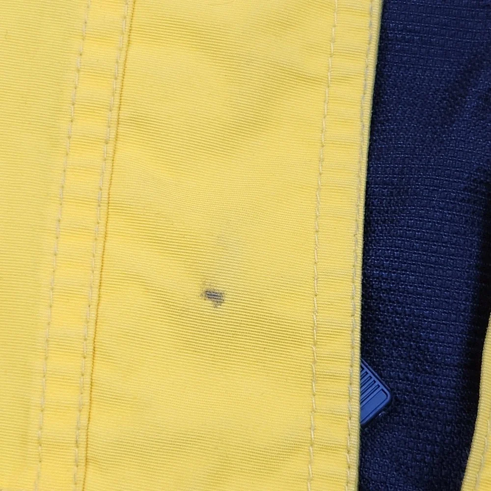 Pure Polaris Jacket Mens XL Yellow Black Snowmobile Ski Parka Zip‎ Pockets Nylon